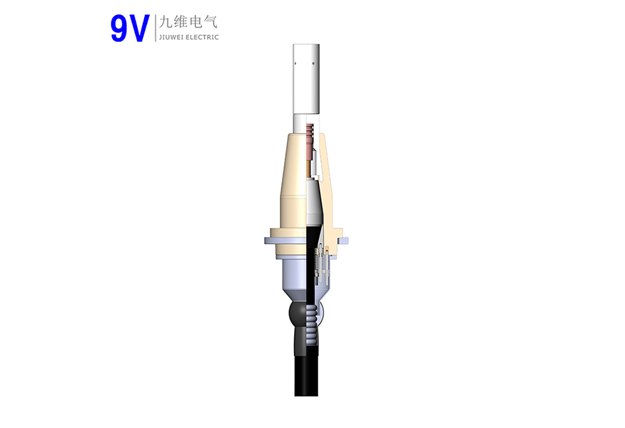 Gas-immersed termination for GIS